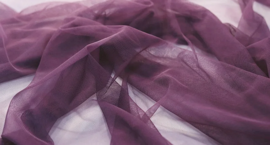 Chiffon fabric swatch