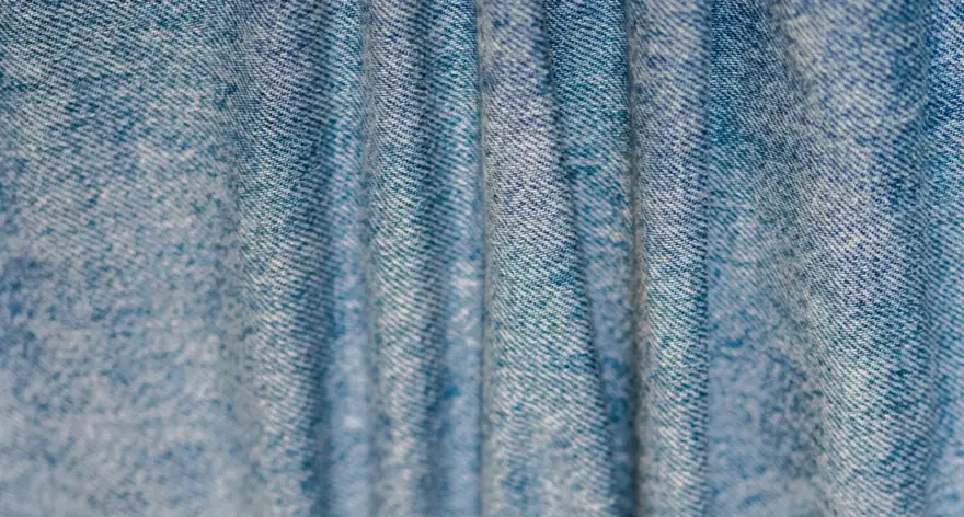 Denim fabric swatch