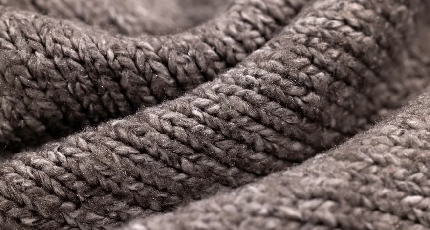 Knit fabric swatch
